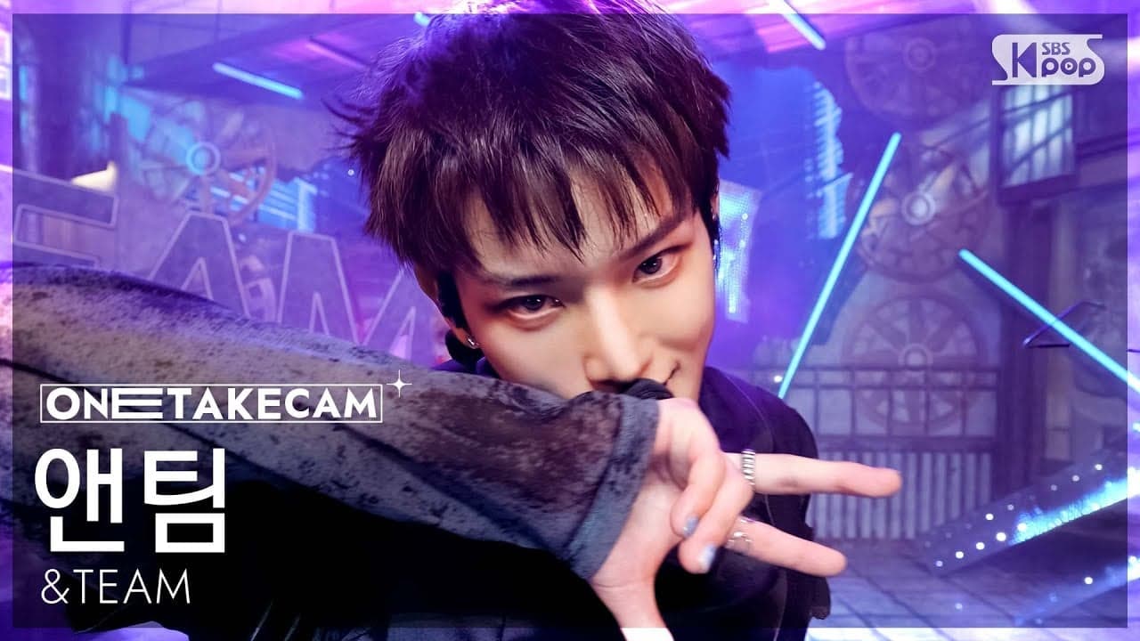 [단독샷캠4K] 앤팀 'Back to Life' 단독샷 별도녹화│&TEAM ONE TAKE STAGE│@SBS Inkigayo 251102